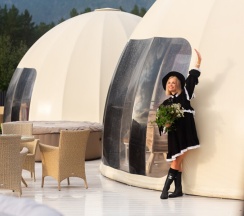 Купол с Камином в Воздух