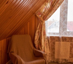 Номер комфорт с 1 двуспальной кроватью (мансарда) в Здрава дача