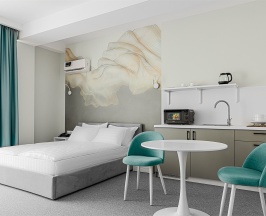 Studio plus 2-местный 1-комнатный в Alean residence olginka