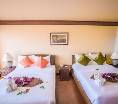 Двухместный номер Grand с видом на море двуспальная кровать в Samui Bayview Resort & Spa