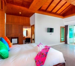 Двухместный номер Standard с видом на море двуспальная кровать в The samui beach resort