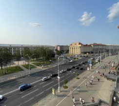 Номер Standard с балконом и с красивым видом из окна в Квартира на Пр.Независимости,52(М. Площадь Я. Коласа)