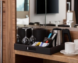 Номер стандарт с 1 двуспальной кроватью в Radisson Blu Olympiyskiy Hotel Moscow