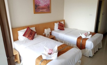 Двухместный номер Deluxe с балконом 2 отдельные кровати в Sakura Boutique Hotel
