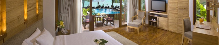 Двухместная вилла Thai House двуспальная кровать в Thai House Beach Resort