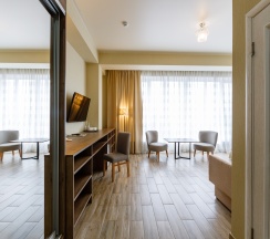 Джуниор сюит с ванной и душевой кабиной в Central inn