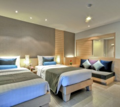 Двухместный номер Superior 2 отдельные кровати в Отель The Ashlee Heights Patong Hotel & Suites