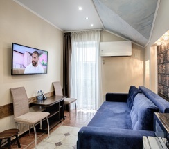 Двухместные апартаменты 16 с видом на парк двуспальная кровать в Exclusive Hotel&Apartments