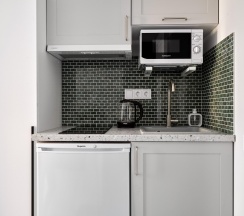 1-местные апартаменты студия с 1 односпальной кроватью в Apartments Private (Апартментс Прайвит) на шоссе Волоколамское