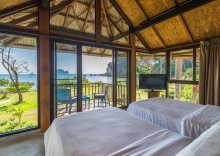 Двухместная вилла beachfront 2 отдельные кровати в Tinidee Hideaway Tonsai Beach Krabi