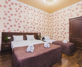 Трёхместный номер Standard с красивым видом из окна в Тропики