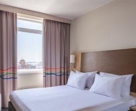 Стандартный номер с видом на город в Cosmos Volgograd Hotel