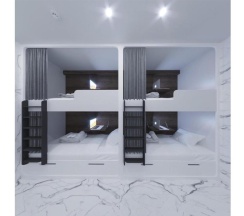 Койко место в Мужском 4-местном номере в The 7 hostels