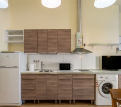 Апартаменты Люкс (Однокомнатный 2-х местный номер c кухней без балкона) в Odeon