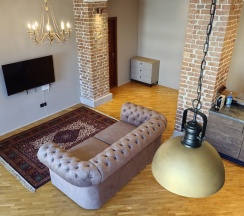 Двухместные апартаменты с 2 комнатами с красивым видом из окна двуспальная кровать в Апартаменты InterLoft 8 Old Town Free Parking Wi-Fi 100/50 Smart TV