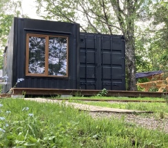 6-ти местный дом с панорамными окнами и открытой террасой  №4 в Уютные Ёлы