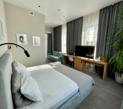 Люкс 2-местный+ 2 дополнительных места в Alpha Garden