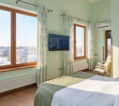 Двухместный номер с видом на Оку и собственным балконом в Гуляй-город