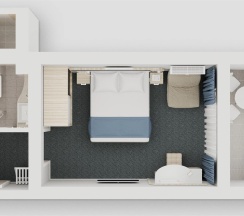 Standart 2-местный 1-комнатный. в Alean Family Sputnik