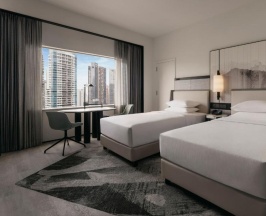 Двухместный номер Premium с видом на город 2 отдельные кровати в Hilton Singapore Orchard