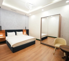 Апартаменты Deluxe с 2 комнатами с балконом и с красивым видом из окна в Отель Avant Hotel Tashkent Pool&Spa