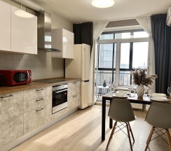 Апартаменты студия в Rental Family Rooms (Рентал Фэмили) на улице Лётчика Колесниченко