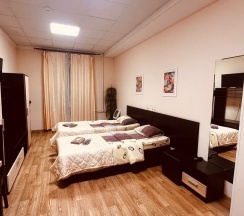 Стандартный номер с двумя односпальными кроватями (удобства на этаже) в Наш Питер