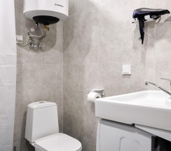 1-комнатные апартаменты студия с 1 двуспальной кроватью в Apartments Private (Апартментс Прайвит) на шоссе Волоколамское
