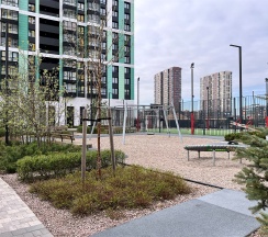 Евро-двухкомнатная квартира с красивым видом в ЖК "LEGENDA ГЕРОЕВ" в Rauktis apartments