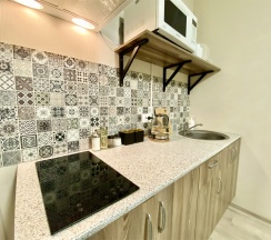 Апартаменты "эконом" студио ЖК "LIKE" (Метро Площадь Мужества, 10 минут пешком) в Rauktis apartments