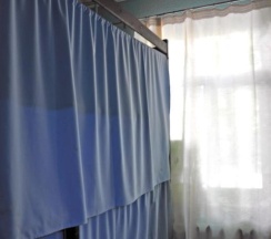 Кровать в общем номере с 2-двухъярусными кроватями в Отель на Тимирязевской