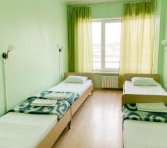 Кровать в 4-местном общем номере в Smart Hotel KDO Екатеринбург
