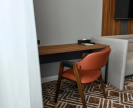 Двухместный номер Deluxe с балконом двуспальная кровать в Diamond Hotel Shymkent