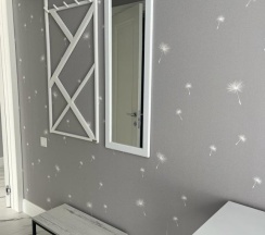 Двухместный номер Стандарт с балконом и с видом на горы двуспальная кровать в В моменте