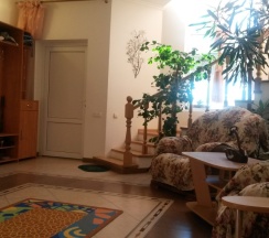 Двухместный люкс Дуплекс с балконом и с видом на город двуспальная кровать в Александра