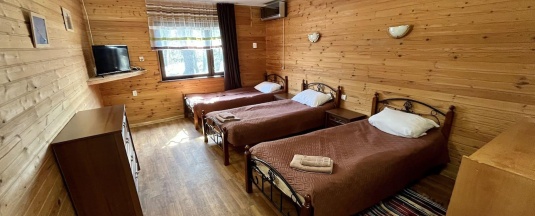 Номер стандарт с 3 односпальными кроватями в Надежда