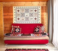 Двухкомнатный комфорт с общей террасой и видом на горы | 2 этаж в Hayat Haus