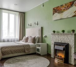 Улучшенный двухместный номер Делюкс с двуспальной кроватью в Наш