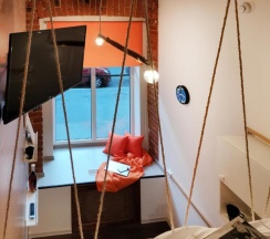 Апартаменты студия двухъярусные двухместные в Restop loft apart