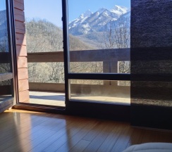 Коттедж с балконом и с красивым видом из окна в Солнечный