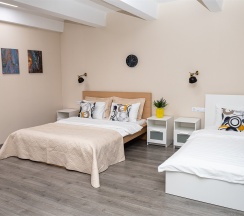 Трехместный номер комфорт в Smart Hotel Kantemirovsky