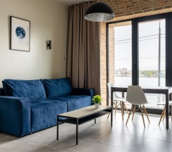 Lux апартамент для 4-х гостей с видом на реку в Sv Loft Apart