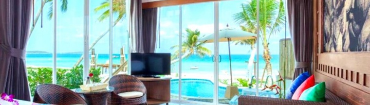 Вилла рядом с пляжем в The samui beach resort