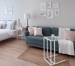 2-комнатные апартаменты, 51 м², 9 этаж в Primavera TYT-YЮT (Примавера ТУТ-УЮТ) на улице Дзержинского 44