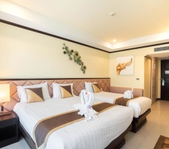 Двухместный номер Deluxe двуспальная кровать в Baan Sailom Resort