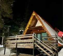 (А1) 2-х уровневый А-фрейм в Таулу Архыз