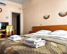 Номер комфорт с 1 двуспальной кроватью в Smart Hotel KDO Новосибирск