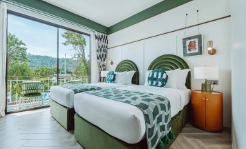 Двухместный номер с доступом к бассейну Superior 2 отдельные кровати в Sugar Marina Resort – LAGOON Villas – Nai Yang Beach