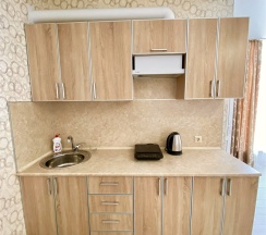 Студия с витражными окнами в Apart lux