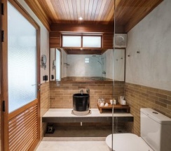 Двухместный номер Deluxe с видом на сад двуспальная кровать в Banana Fan Sea Resort